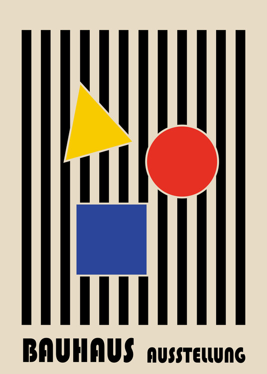 Illustration Bauhaus Deutschland Poster