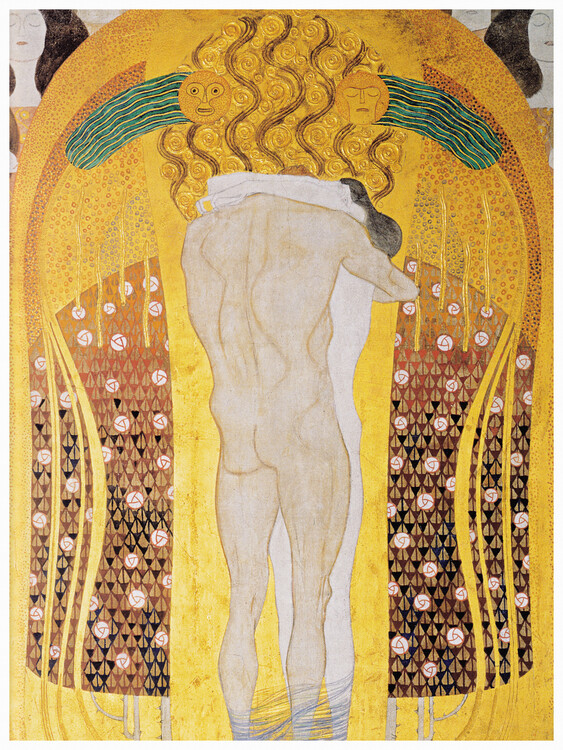 Fine Art Print A Kiss for the whole world (Nude) - Gustav Klimt