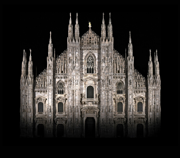 Fotografia artistica Duomo di Milano cathedral, Church, Milan, Italy