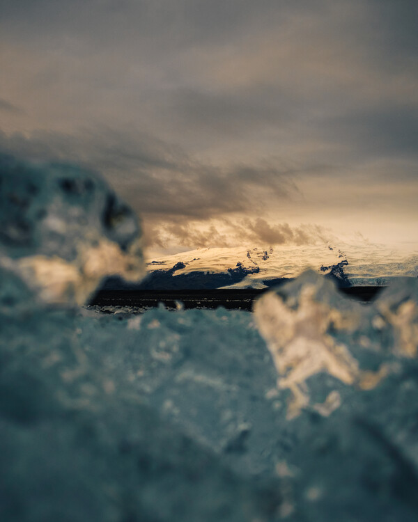 Konstfotografering Glacier