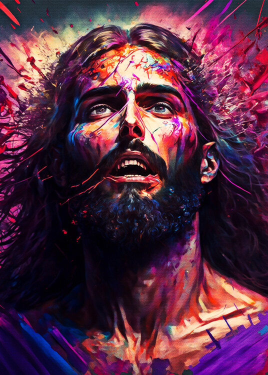 Illustration Paint Christ