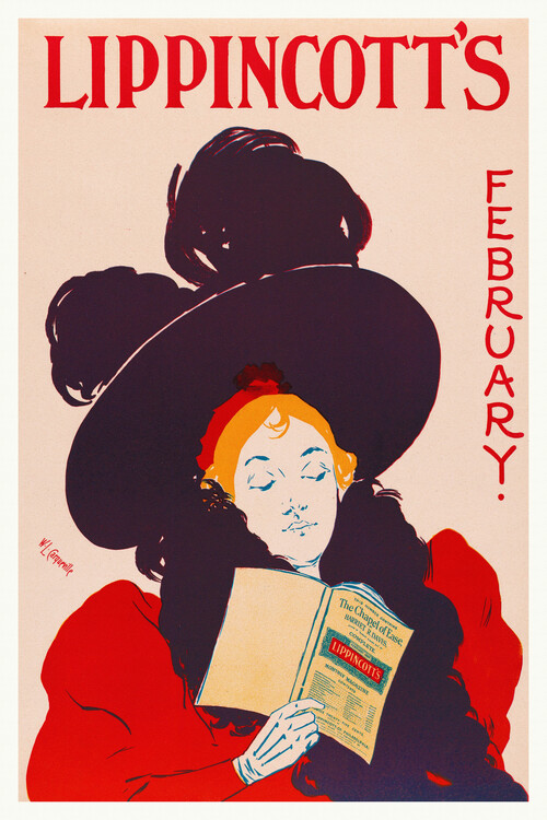 Taidejäljennös Lippincott's February Edition, 1895 - William Carqueville