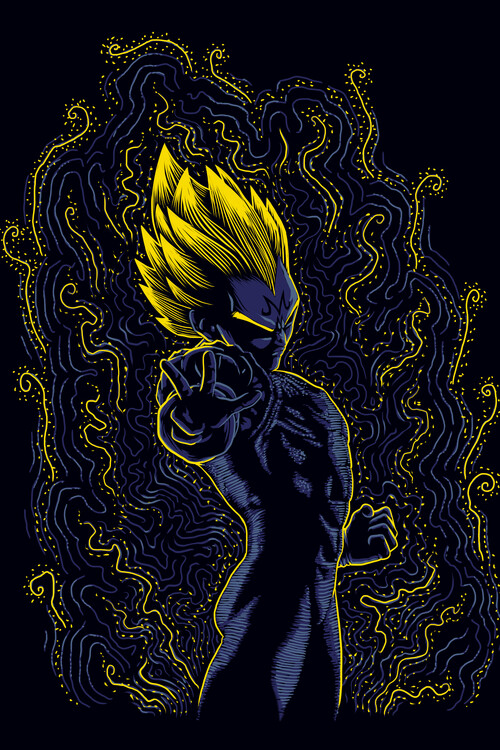 Art Poster Super Saiyan