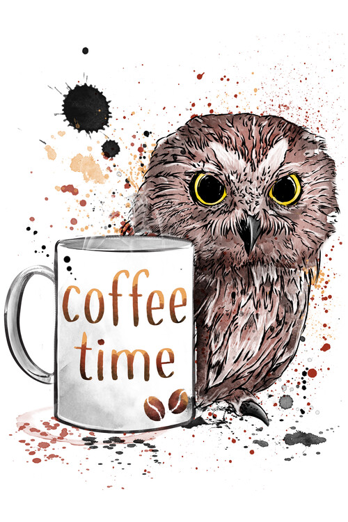 Ilustracja Coffee time