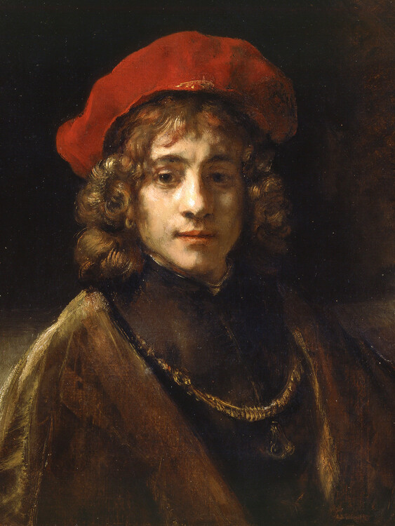 Taidejäljennös Titus, The Artist's Son (Vintage Male Portrait) - Rembrandt