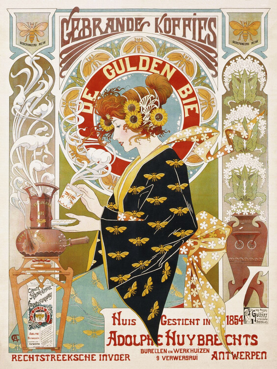 original art nouveau poster