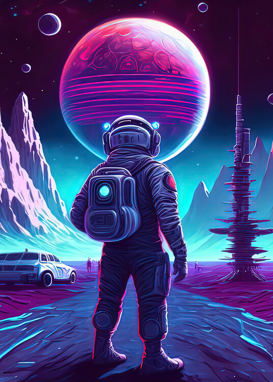 Illustration Astronaut Space Discovery