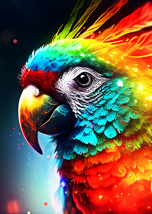 Illustration Full color Parrot