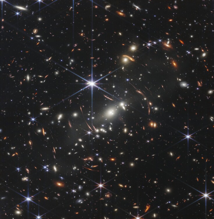 Fotografie de artă First Deep Field Image from James Webb Space Telescope