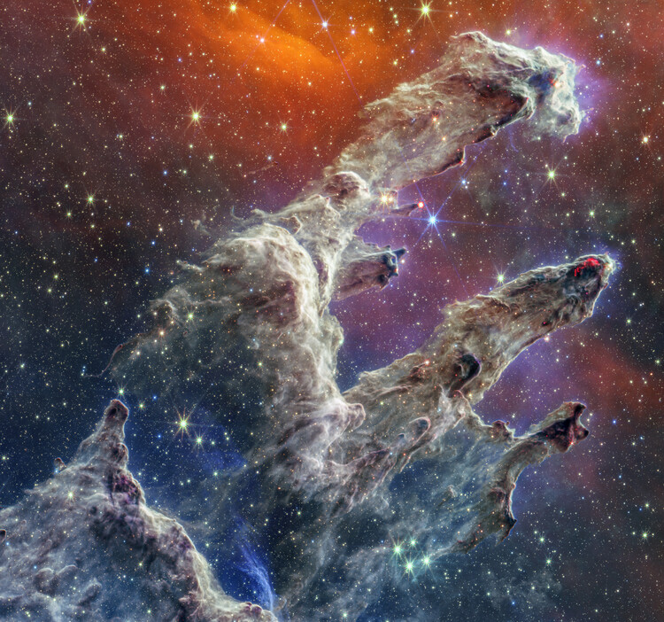 Photographie artistique Pillars of Creation - Eagle Nebula M16 - NGC 6611