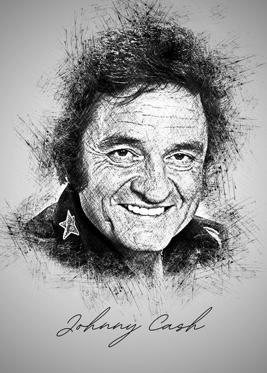 Johnny Cash Posters  Wall Art Prints Buy Online at EuroPosters