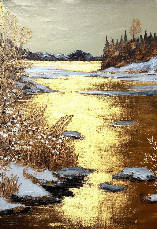 Ilustrace Golden Lake