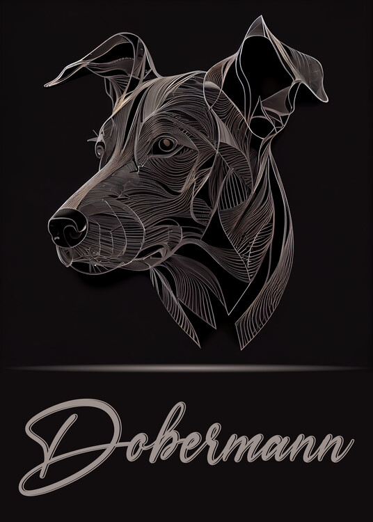 Illustrazione Dobermann