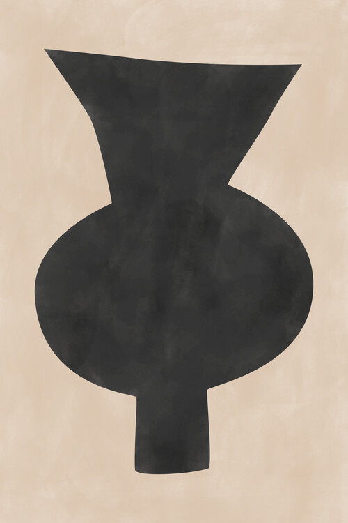 Illustration Neutral Vase Poster No.1