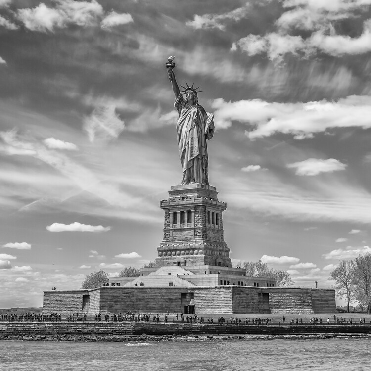 Art Photography NEW YORK CITY Monochrome Statue of Liberty