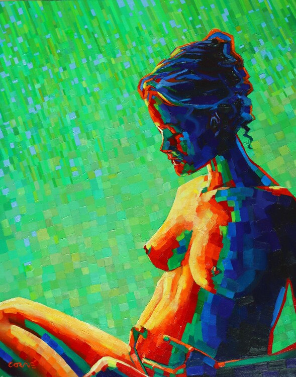 Illustrazione Cubistic Woman