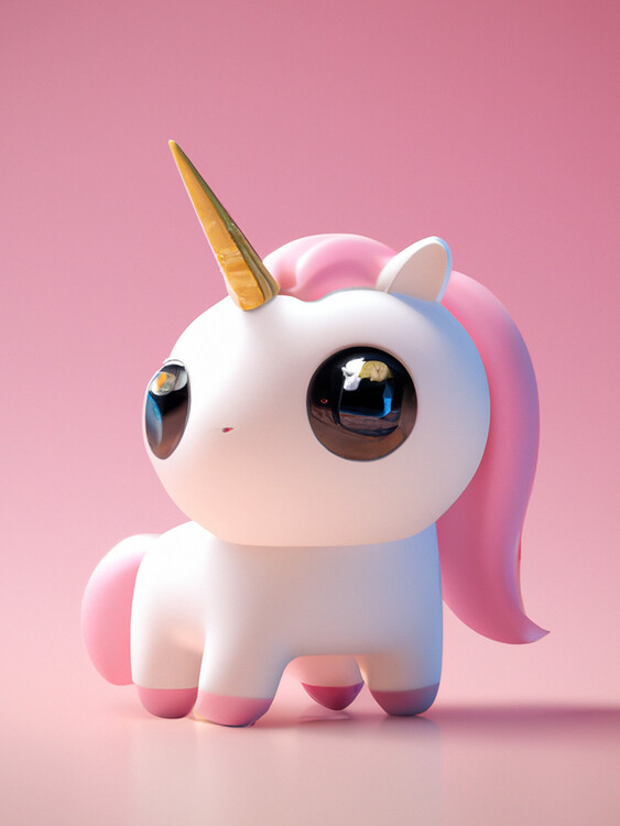 Illustration Girly Unicorn