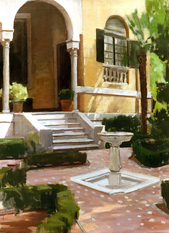 Ilustrare Museum Sorolla . Pintor Alejandro Cabeza
