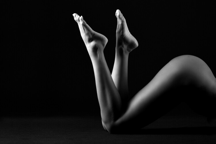 Art Photography Her legs and feet