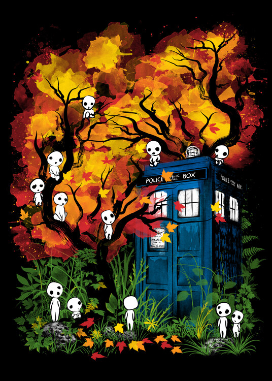 Poster de artă The doctor in the forest