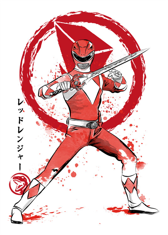 Poster, Quadro POWER RANGERS - samurai group su Europosters