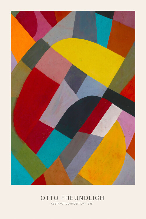 Konsttryck Abstract Composition (Abstract Painting) - Otto Freundlich
