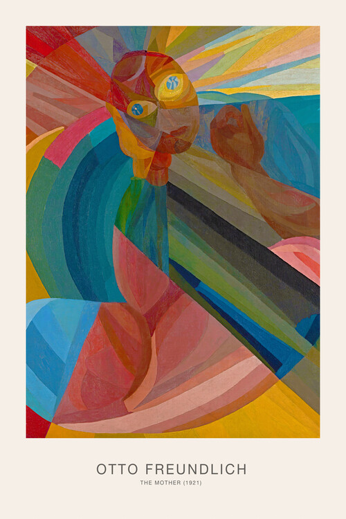 Reprodução do quadro The Mother (Abstract Painting) - Otto Freundlich