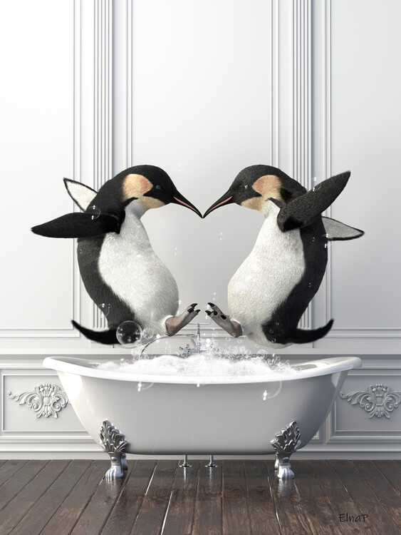 Poster for Sale mit Ich mag Pinguine nur wirklich OK Lustiges Pinguin- Geschenk von GINIART