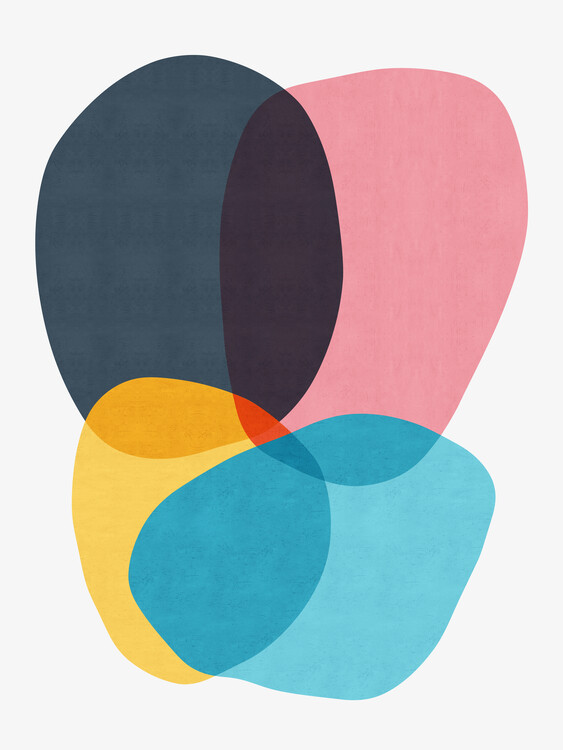 Ilustração Abstract shapes 3