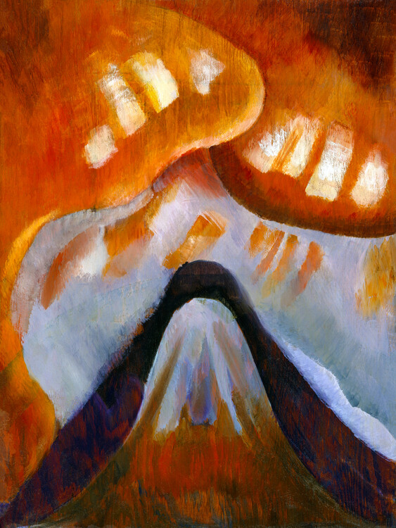 Fine Art Print Mountain & Sky (Abstract Painting) - Arthur Dove