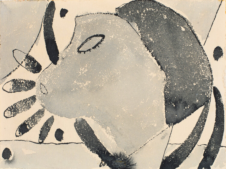 Fine Art Print There Was a Cat Somewhere (Abstract Painting) - Arthur Dove