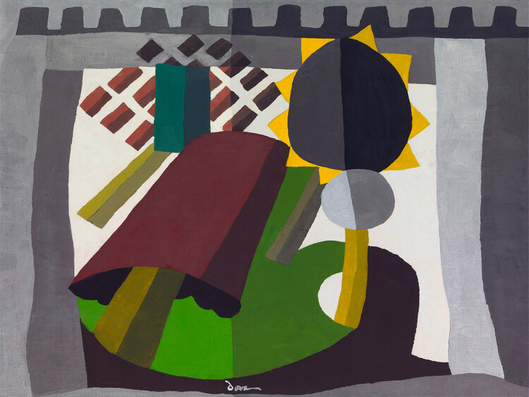 Fine Art Print The Inn (Abstract Sunflower Painting) - Arthur Dove