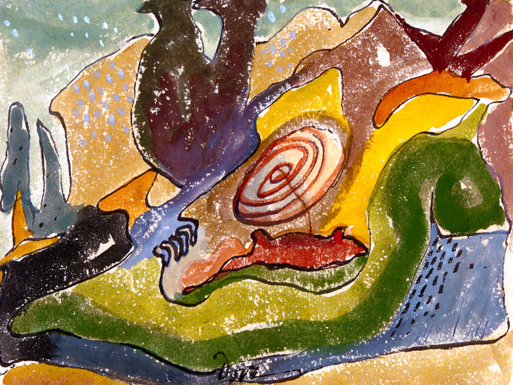 Fine Art Print The Beach (Abstract Painting) - Arthur Dove