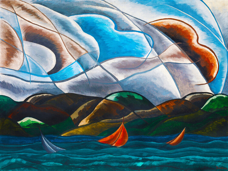 Fine Art Print Clouds & Water (Abstract Painting) - Arthur Dove