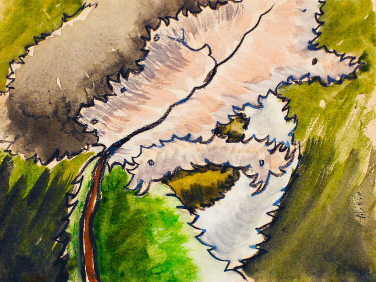 Fine Art Print Dogwood (Abstract Painting) - Arthur Dove