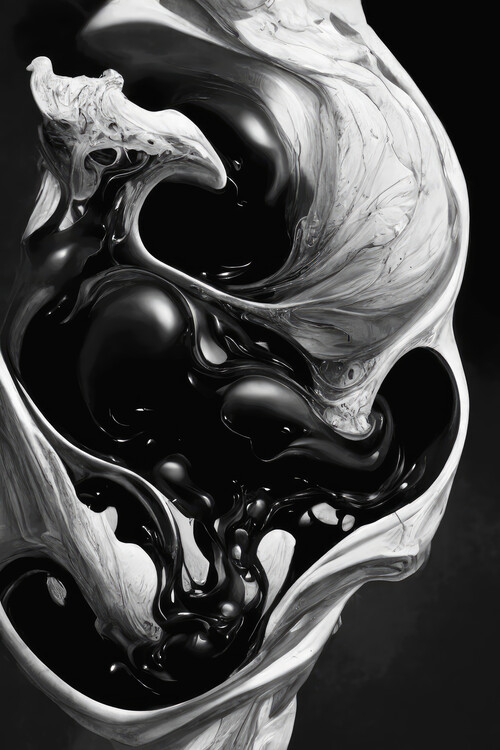 Illustration Liquid abstraction
