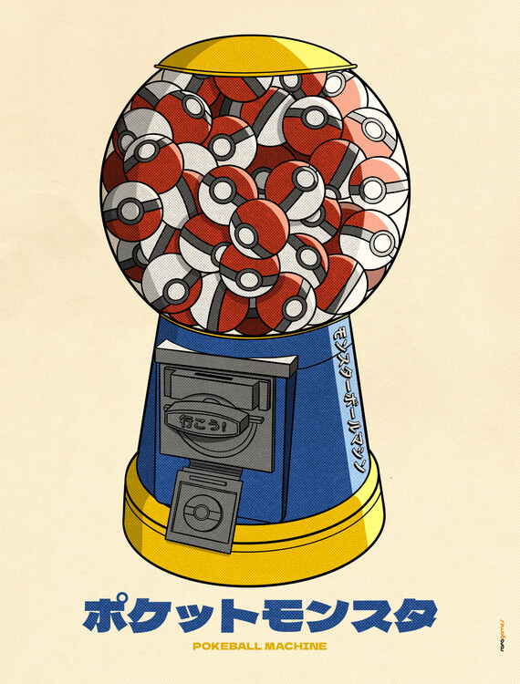 Kunstdrucke Ball Machine