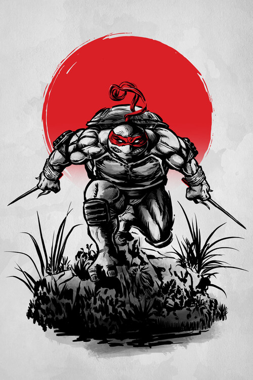 Poster, Quadro Tartarughe Ninja alla riscossa - Shredder Silhouette su  Europosters