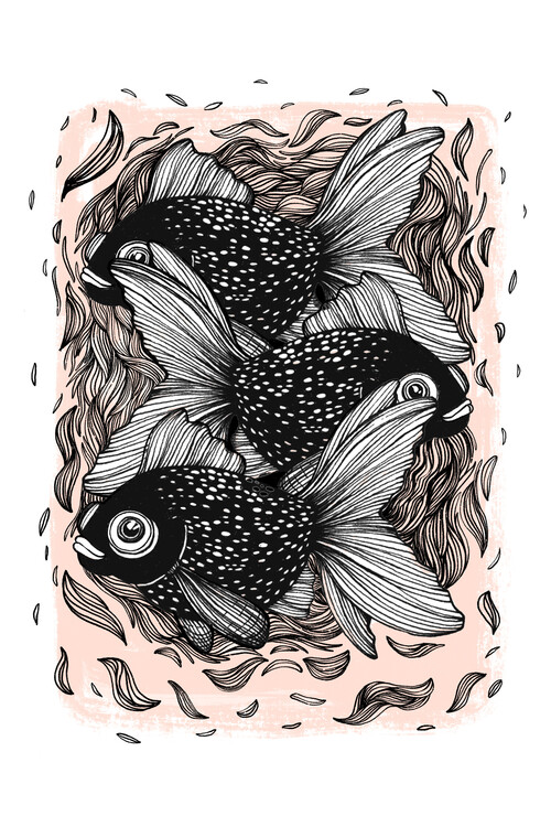 Ilustrace Lea Schulze - Fusion Fish