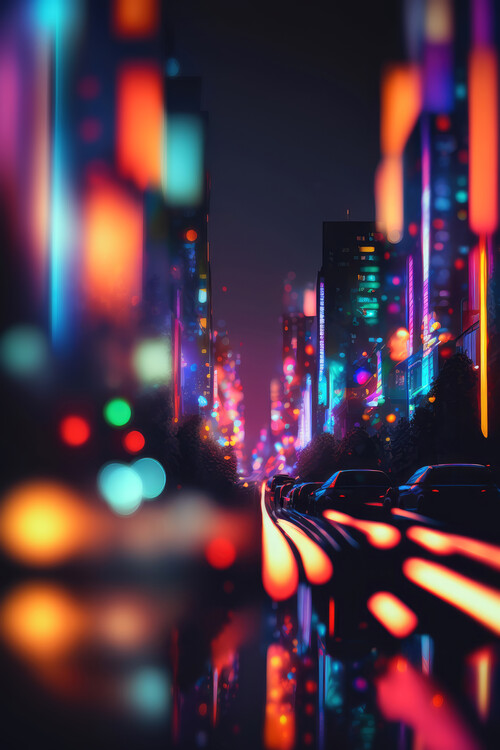 Arte Fotográfica Vibrant City