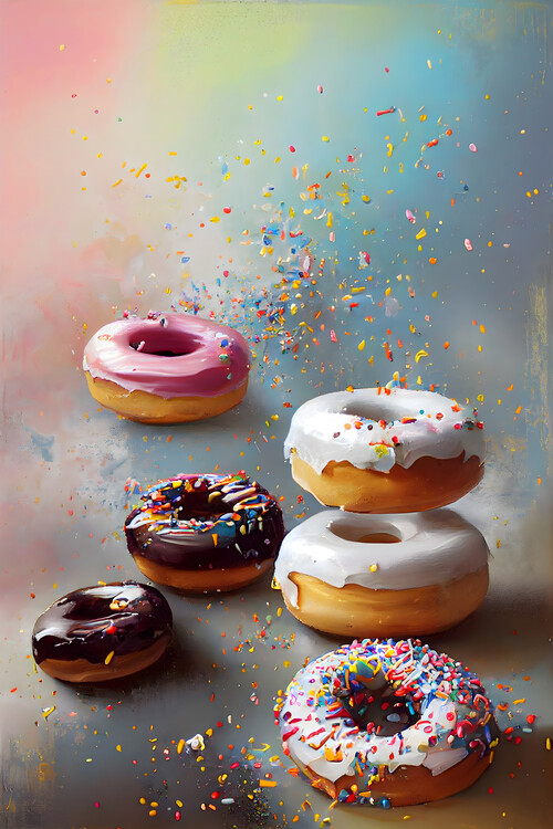 Illustration Yummy Donuts