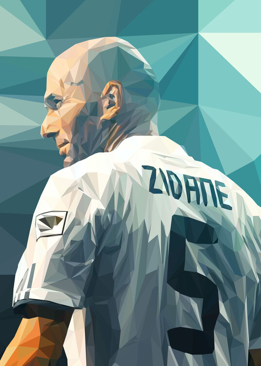 Leinwand Poster Zidane