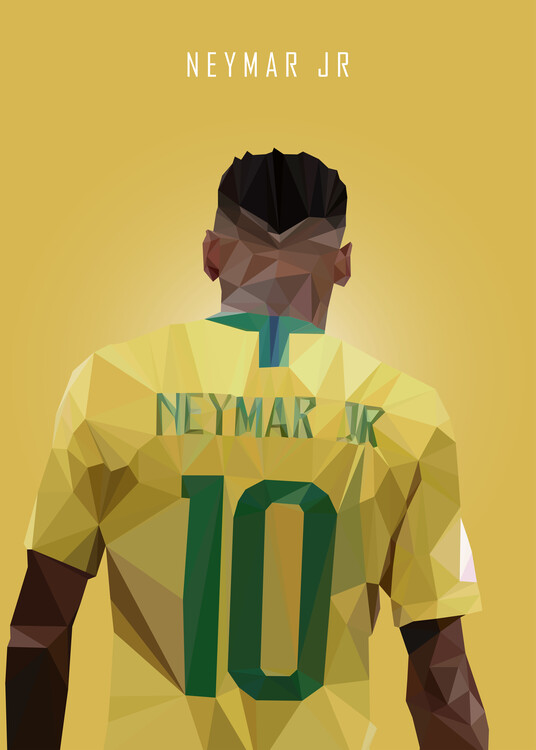 Umjetnički plakat Neymar