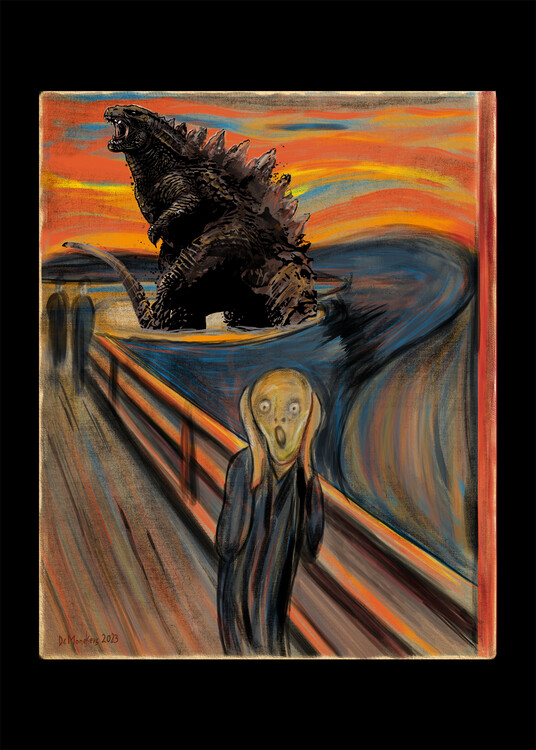 the scream wallpaper art