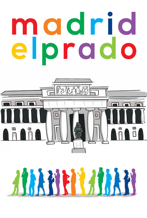 Illustration MADRID - Spain: 'El Prado', the Art of Waiting Worth