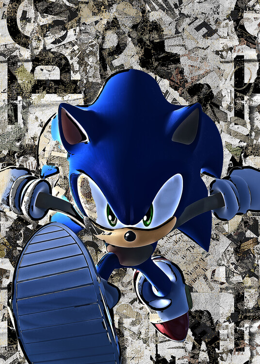 Sonic Fanart Wall Art for Sale