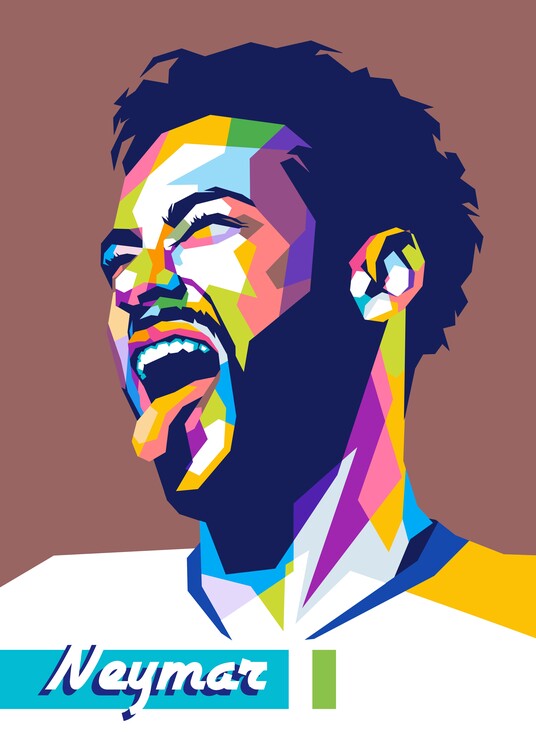 Leinwand Poster Football Player