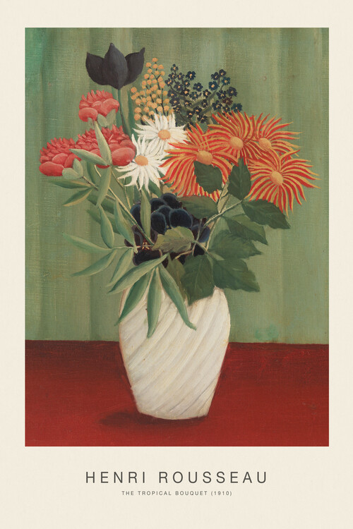 Konsttryck The Tropical Bouquet (Special Edition) - Henri Rousseau