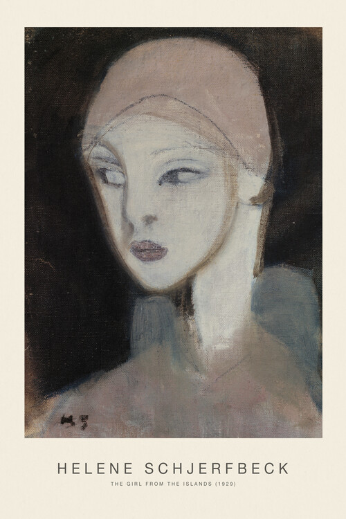 Canvas Print The Girl from the Islands - Helene Schjerfbeck