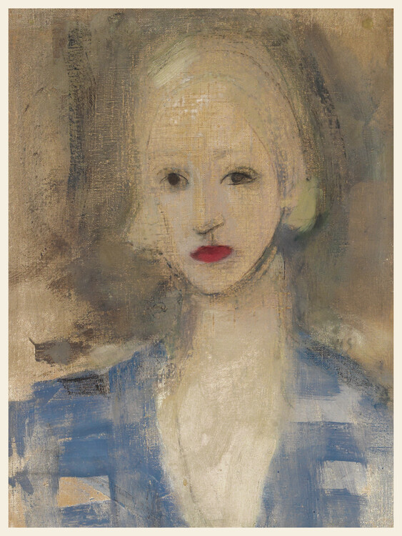 Canvas Print The Blonde Woman (Female Portrait) - Helene Schjerfbeck